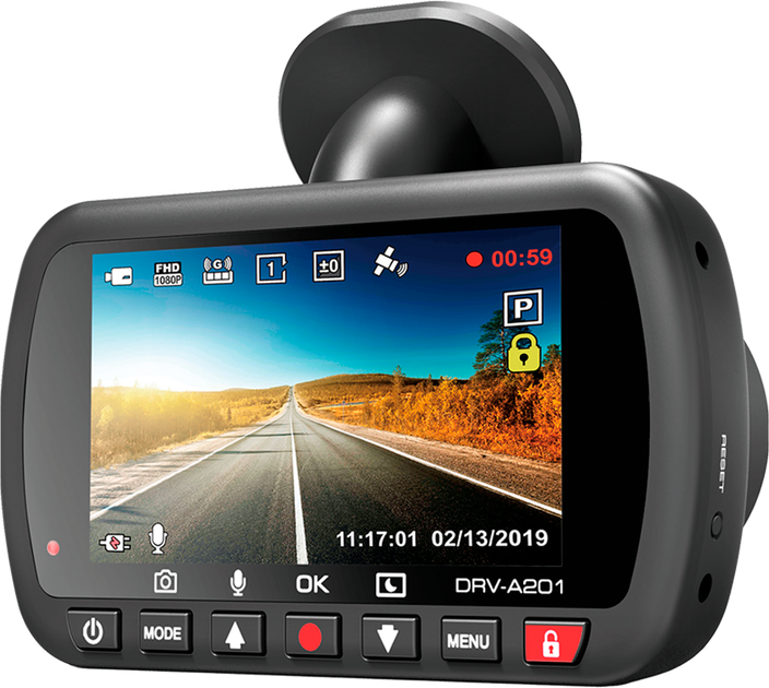 Rejestrator samochodowy Kenwood A201 GPS (KEN0002) - obraz 2