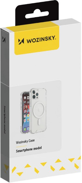Etui Wozinsky Clear Corner Case MagSafe na Samsung Galaxy S25 Plus Transparent (5907769370281) - obraz 2