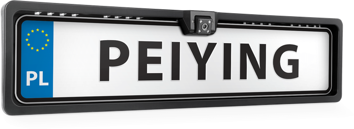 Камера заднього виду Peiying Night Vision в рамці номерного знака (PY0105N) - зображення 1