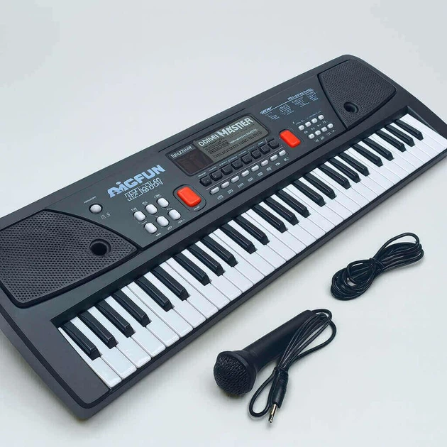 Детский синтезатор BigFun BF-630A1 — 61 клавиша, микрофон, запись
