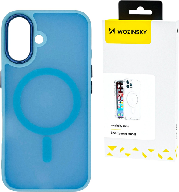 Панель Wozinsky Fashion Case MagSafe для Samsung Galaxy S25 Blue (5907769370564) - зображення 3
