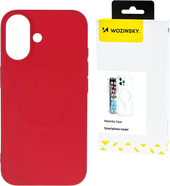 Etui Wozinsky Liquid Silicone Case MagSafe do Samsung Galaxy S25 Red (5907769370472) - obraz 2
