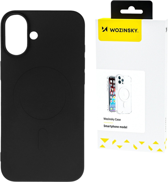 Etui Wozinsky Liquid Silicone Case MagSafe do Samsung Galaxy S25+ Black (5907769369919) - obraz 2