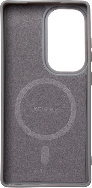 Etui Wozinsky Carbon Fibre Case MagSafe do Samsung Galaxy S25 Grey (5907769370830) - obraz 2