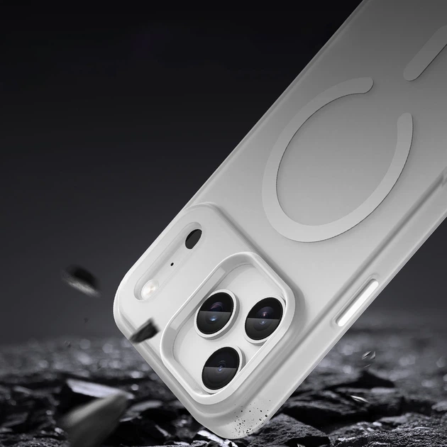 Etui Hurtel Magnetic Abrasive do Apple iPhone 17 Pro Biały (5907769379741) - obraz 9