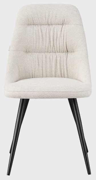 Krzesło do kuchni i salonu HOMLA 738647 QUERCIA 56 x 48 x 85 cm Beżowe (5906496738647) - obraz 2