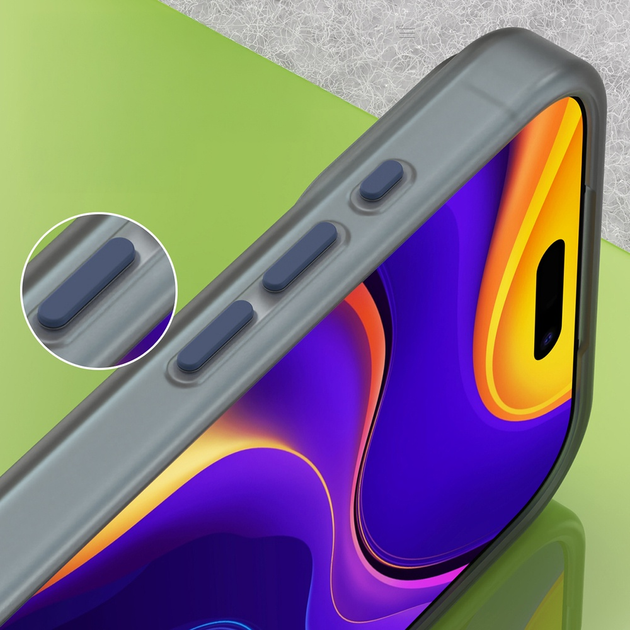 Etui Hurtel Magnetic Abrasive do Apple iPhone 17 Pro Niebieski (5907769379789) - obraz 8
