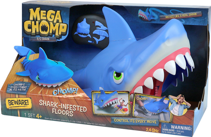 Іграшка на радіокеруванні Mega Chomp Акула 18493 (810017184934) - зображення 1