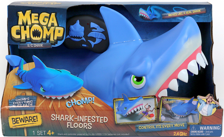 Іграшка на радіокеруванні Mega Chomp Акула 18493 (810017184934) - зображення 7
