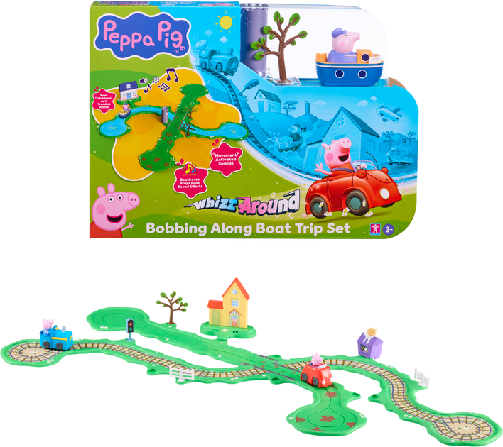Ігровий набір Peppa Pig з фігурками Поїздка по місту (5029736083465) - зображення 2
