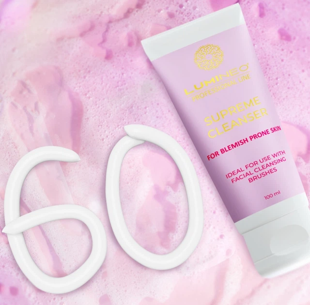 Szczoteczka do twarzy Lumineo Brush Classic 3 końcówki + żel do skóry problematycznej (5904726872444) - obraz 6