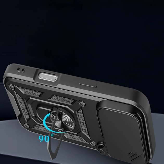 Панель Hurtel Hybrid Armor Camshield для Apple iPhone 17 Pro Max Black (5907769379406) - зображення 3