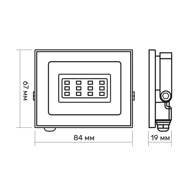 LED прожектор TITANUM TLF106 10W 6500K 23979 - зображення 5