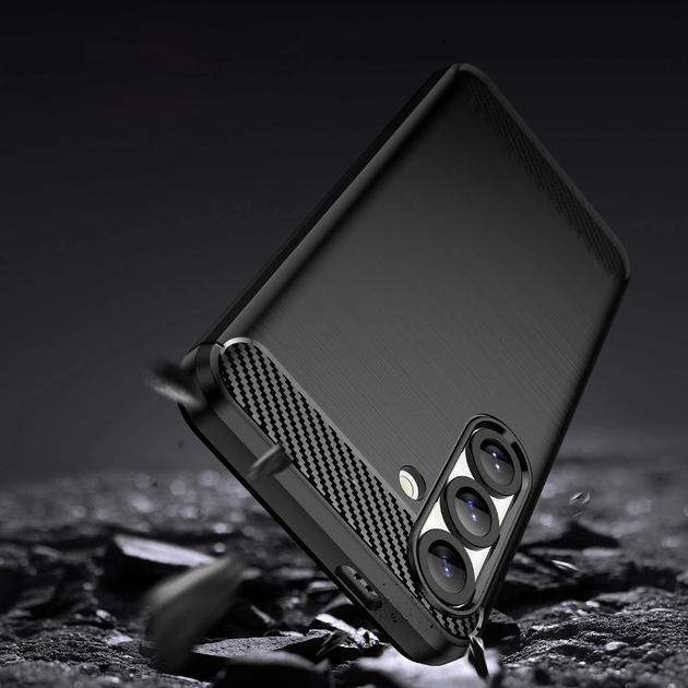 Панель Hurtel Carbon Case Flexible Silicone для Google Pixel 10 Pro XL Black (5907769378287) - зображення 4