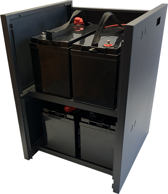 Obudowa akumulatorów IPS KU-C-4 dwurzędowa dla 4 x 12V/100Ah (5902135162620) - obraz 2