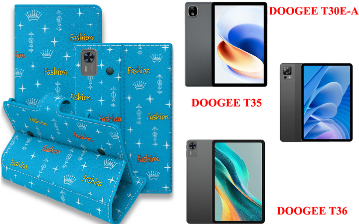 Книга-трансформер Armor для планшета DOOGEE T30E-A, T35, T36, цвет Feshn-Blue - Фото 1 Книга-трансформер Armor для планшета DOOGEE T30E-A, T35, T36, цвет Feshn-Blue - изображение 1