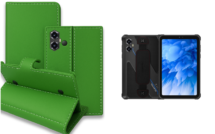 Книжка-трансформер Armor для планшета Oukitel RT3 Plus, колір Green - Фото 1 Книжка-трансформер Armor для планшета Oukitel RT3 Plus, колір Green - зображення 1