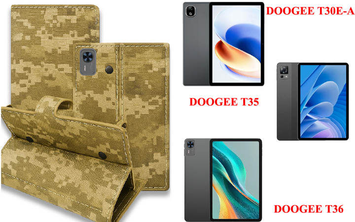Книга-трансформер Armor для планшета DOOGEE T30E-A, T35, T36, цвет Pixel M14 - Фото 1 Книга-трансформер Armor для планшета DOOGEE T30E-A, T35, T36, цвет Pixel M14 - изображение 1