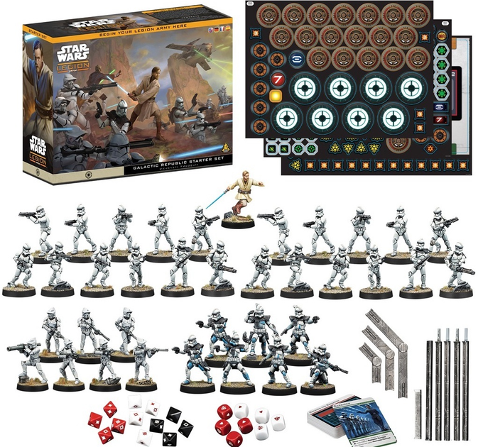 Gra planszowa Atomic Mass Games Star Wars Legion 2.0 Galactic Republic Starter Set (wersja angielska) (841333132040) - obraz 2
