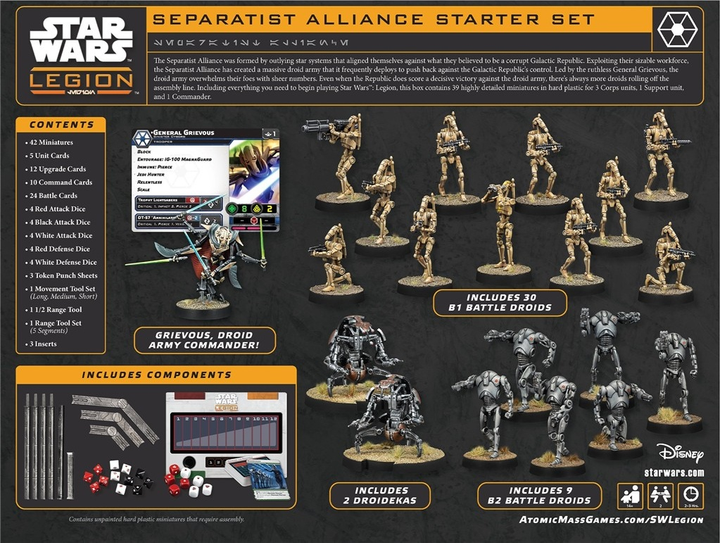 Gra planszowa Atomic Mass Games Star Wars Legion 2.0 Separatist Alliance Starter Set (841333132019) - obraz 2
