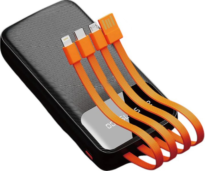 Powerbank Dudao K6Pro 10000 mAh 15W Black (6973687242695) - obraz 2