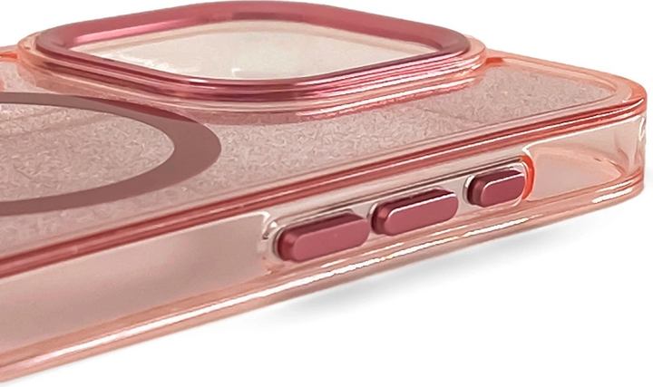 Etui plecki Hurtel Glitter Case MagSafe Compatible do Apple iPhone 17 Pro Pink (5907769380419) - obraz 3