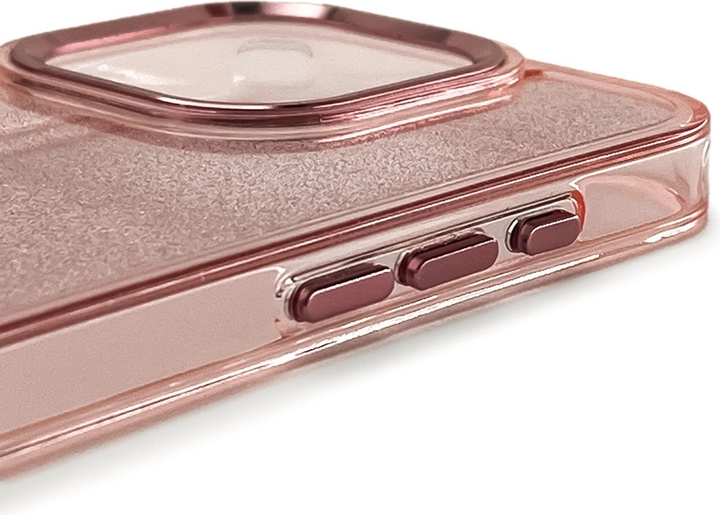 Etui plecki Hurtel Glitter Case do Samsung Galaxy S25 Edge Pink (5907769376306) - obraz 4