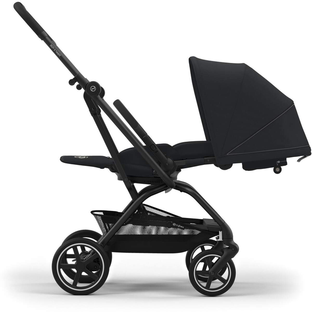 Прогулянкова коляска спортивна Cybex Eezy S Twist+ 2 BLK Magic Black Gold 524000087 (4063846450220) - зображення 5