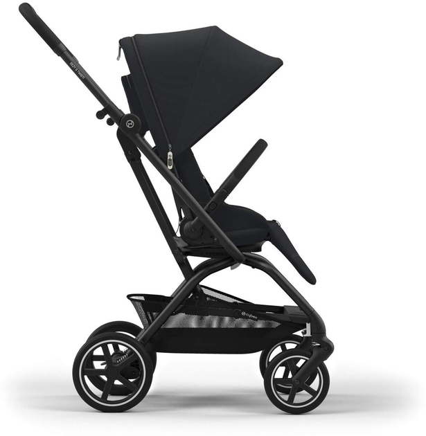 Прогулянкова коляска спортивна Cybex Eezy S Twist+ 2 BLK Magic Black Gold 524000087 (4063846450220) - зображення 6
