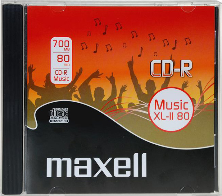 Диски Maxell CD-R 700MB Jewel Case 10 шт. (4902580342401) - зображення 1