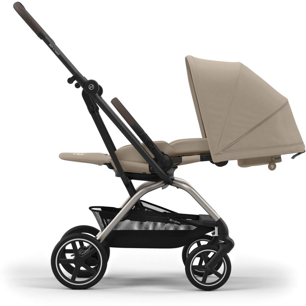 Wózek spacerowy sportowy Cybex Eezy S Twist+ 2 TPE Almond Beige Gold 524000127 (4063846450527) - obraz 5