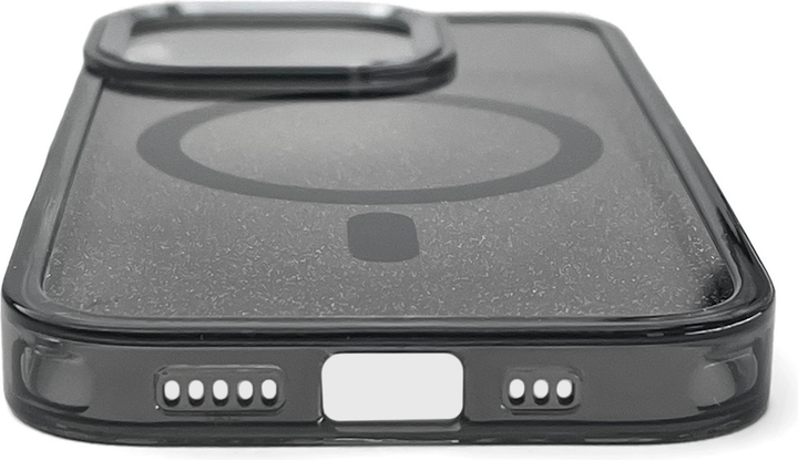 Etui plecki Hurtel Glitter Case with MagSafe do Samsung Galaxy S25 Edge Black (5907769376313) - obraz 4