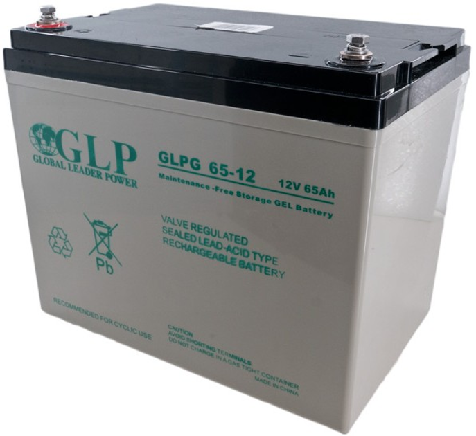 Akumulator GLP VRLA GEL 65-12 12 V 65 Ah (5902135123027) - obraz 1