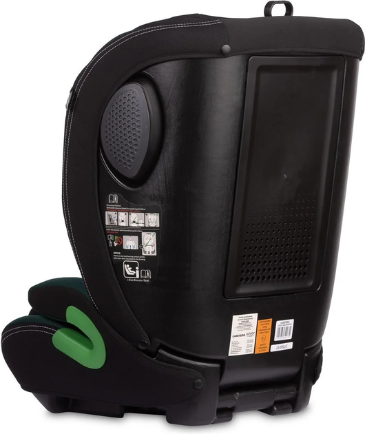 Fotelik samochodowy Caretero Vivo I-Size Isofix od 76 cm do 150 cm Szmaragdowy TERO-2053 (5903076321732) - obraz 3
