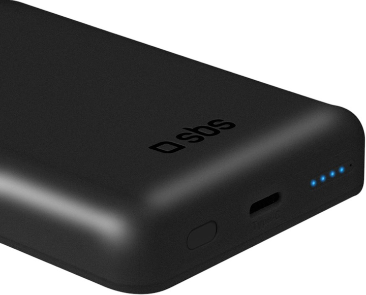 Powerbank SBS TEBB5000MAG1CK 5000 mAh 10W Black (8018417464829) - obraz 2