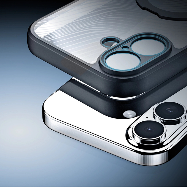 Панель Dux Ducis Aimo Mag Case with Magnetic Ring and Stand для Apple iPhone 17 Black (6971824153347) - зображення 7