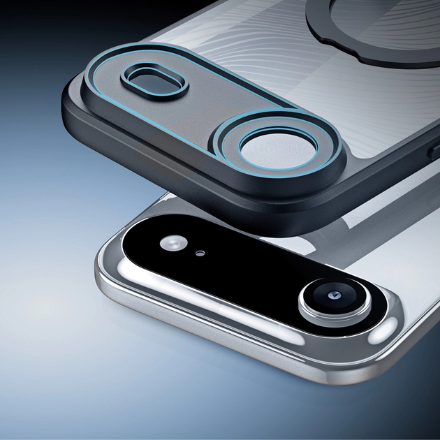Панель Dux Ducis Aimo Mag Case with Magnetic Ring and Stand для Apple iPhone Air Black (6971824153354) - зображення 8