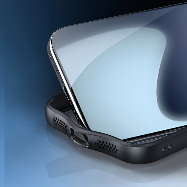 Панель Dux Ducis Aimo Mag Case with Magnetic Ring and Stand для Apple iPhone 17 Pro Black (6971824153361) - зображення 9
