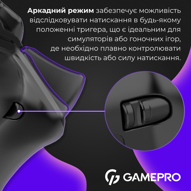 Беспроводной геймпад GamePro GPS20B 2.4G/BT 5.1/USB (Switch/PC/PS/iOS/Android) RGB Black - Фото 10 Беспроводной геймпад GamePro GPS20B 2.4G/BT 5.1/USB (Switch/PC/PS/iOS/Android) RGB Black - изображение 10