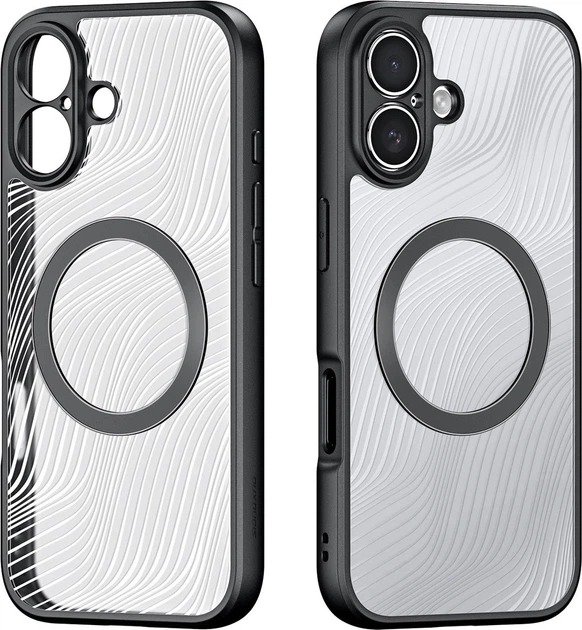 Etui plecki Dux Ducis Aimo Mag Case with Magnetic Ring do Apple iPhone 17 Black (6971824153309) - obraz 2