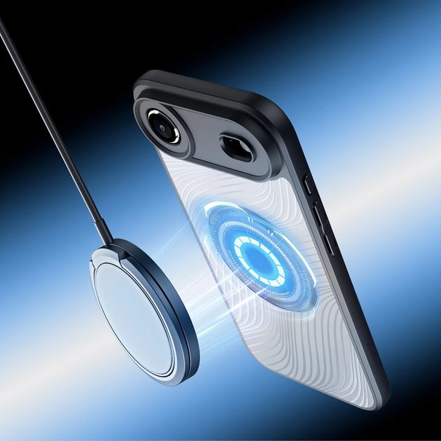 Панель Dux Ducis Aimo Mag Case with Magnetic Ring для Apple iPhone Air Black (6971824153316) - зображення 4