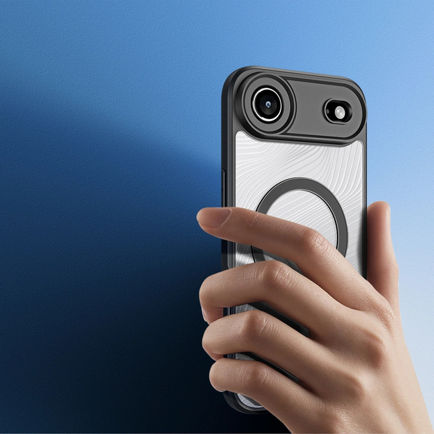 Панель Dux Ducis Aimo Mag Case with Magnetic Ring для Apple iPhone Air Black (6971824153316) - зображення 5
