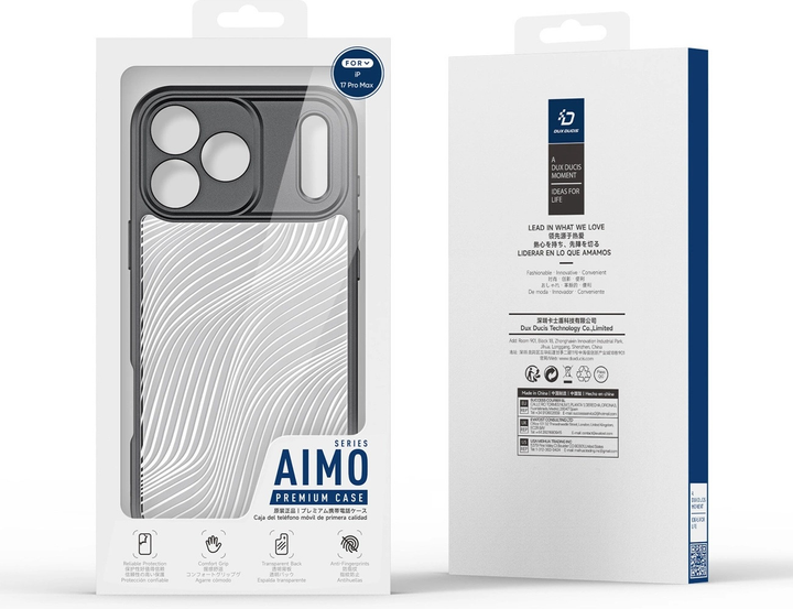Панель Dux Ducis Aimo Case для Apple iPhone 17 Pro Max Black (6971824153293) - зображення 3