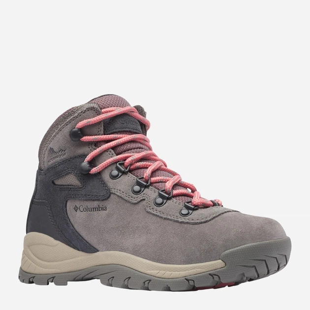 Buty trekkingowe damskie niskie Columbia Newton Ridge Plus Waterproof Amped 1718821009 40 (9US) Szary/Różowy (195981616682) - obraz 3