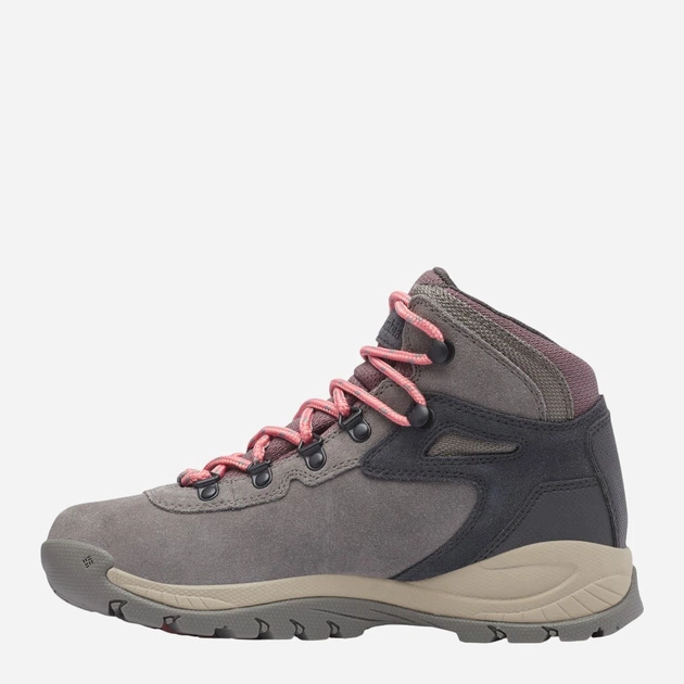 Buty trekkingowe damskie niskie Columbia Newton Ridge Plus Waterproof Amped 1718821009 38.5 (7.5US) Szary/Różowy (195981616651) - obraz 4