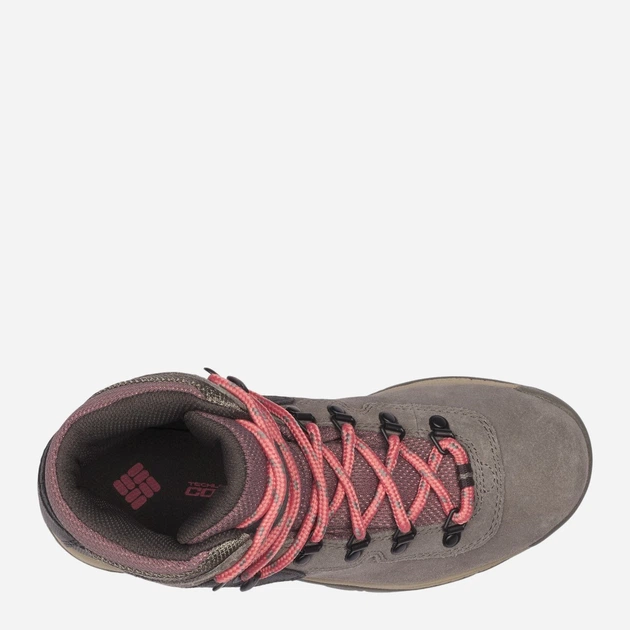 Buty trekkingowe damskie niskie Columbia Newton Ridge Plus Waterproof Amped 1718821009 37 (6US) Szary/Różowy (195981616620) - obraz 9