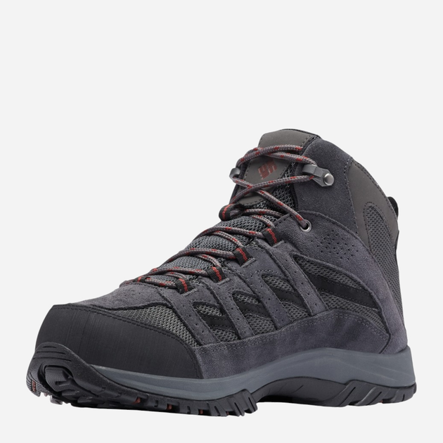 Buty trekkingowe męskie Columbia Crestwood Mid Waterproof 2100641089 43.5 (10.5US) Ciemnoszare (195981558562) - obraz 5