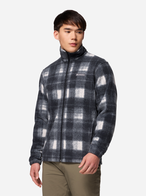 Bluza męska rozpinana streetwear polarowa Columbia Steens Mtn Print Jac 1478231195 XL Szara (198711228476) - obraz 4