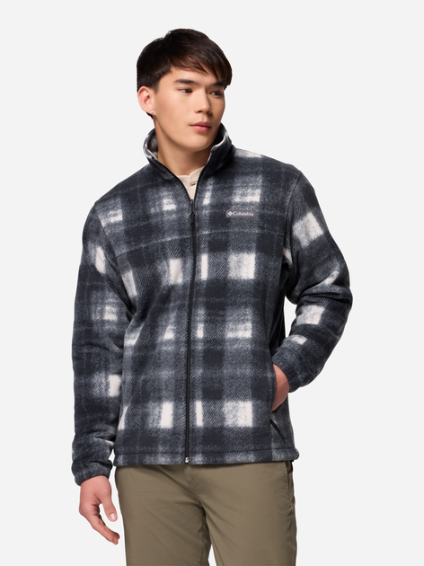 Bluza męska rozpinana streetwear polarowa Columbia Steens Mtn Print Jac 1478231195 L Szara (198711228469) - obraz 5