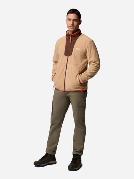 Толстовка на флісі на блискавці чоловіча Columbia Sequoia Grove Fz Fleece 2095891230 L Бежева (198711133343) - зображення 3